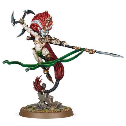 Dit is een afbeelding van het miniatuur Jain Zar - Aeldari voor het spel Warhammer, te koop bij Tabletop Miniature Wargames spellenwinkel Speldorado in delft