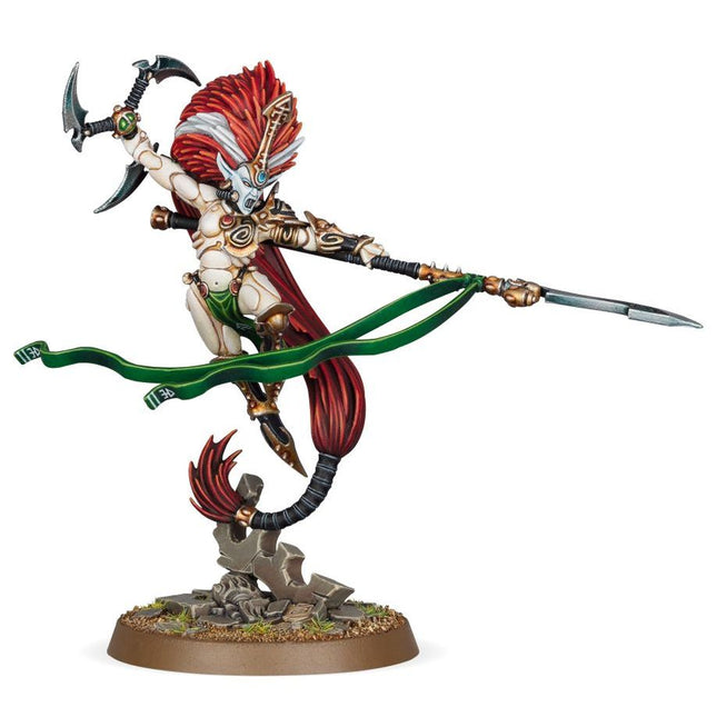 Dit is een afbeelding van het miniatuur Jain Zar - Aeldari voor het spel Warhammer, te koop bij Tabletop Miniature Wargames spellenwinkel Speldorado in delft
