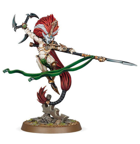 Dit is een afbeelding van het miniatuur Jain Zar - Aeldari voor het spel Warhammer, te koop bij Tabletop Miniature Wargames spellenwinkel Speldorado in delft