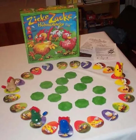 Dit is een foto van het spel Jakkiebak! Kippenkak! te koop bij Speldorado Spellenwinkel Delft
