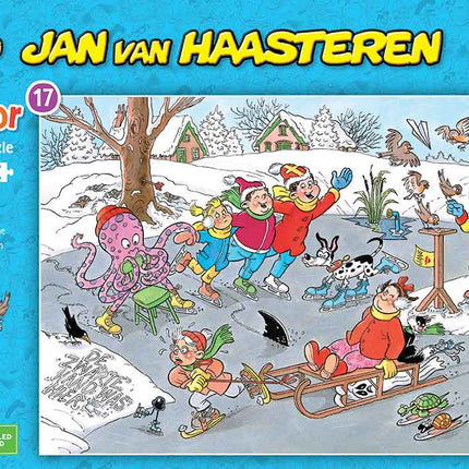 Junior de ijsbaan -  Jan van Haasteren