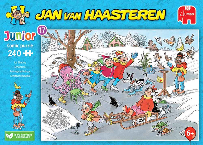 Junior de ijsbaan -  Jan van Haasteren