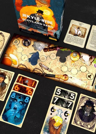 Dit is een foto van het spel Jekyll & Hyde VS Scotland Yard FR-NL te koop bij Speldorado Spellenwinkel Delft