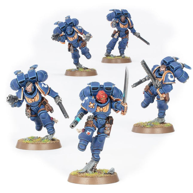 Dit is een foto van het spel Jump Pack Intercessors - Space Marines te koop bij Speldorado Spellenwinkel Delft