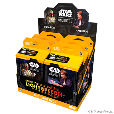 Dit is een foto van het spel Jump to Lightspeed Spotlight Deck- Star Wars Unlimited te koop bij Speldorado Spellenwinkel Delft