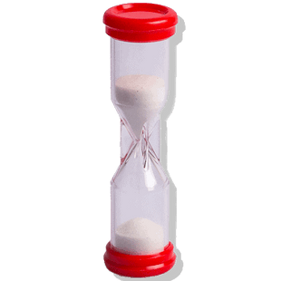 Zandloper 90 seconden (rood)