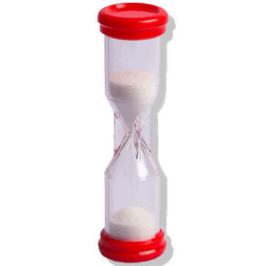 Zandloper 90 seconden (rood)