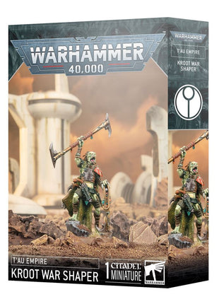 Dit is een afbeelding van het miniatuur Kroot War Shaper - Tau Empire voor het spel Warhammer, te koop bij Tabletop Miniature Wargames spellenwinkel Speldorado in delft