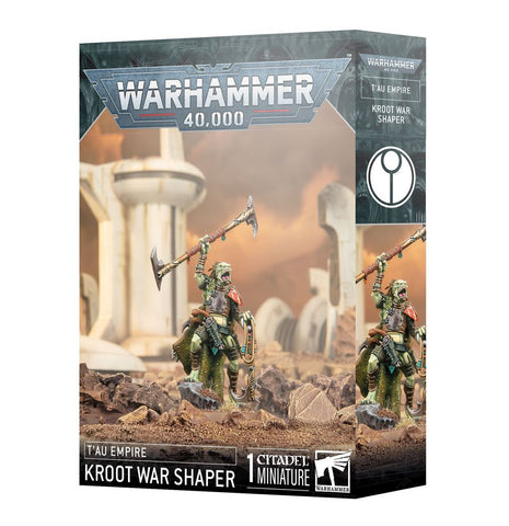 Dit is een afbeelding van het miniatuur Kroot War Shaper - Tau Empire voor het spel Warhammer, te koop bij Tabletop Miniature Wargames spellenwinkel Speldorado in delft