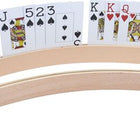 Dit is een foto van het spel Kaarthouder Hout gebogen ca. 50 cm te koop bij Speldorado Spellenwinkel Delft