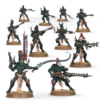 Dit is een afbeelding van het miniatuur Kabalite Warriors - Drukhari voor het spel Warhammer, te koop bij Tabletop Miniature Wargames spellenwinkel Speldorado in delft