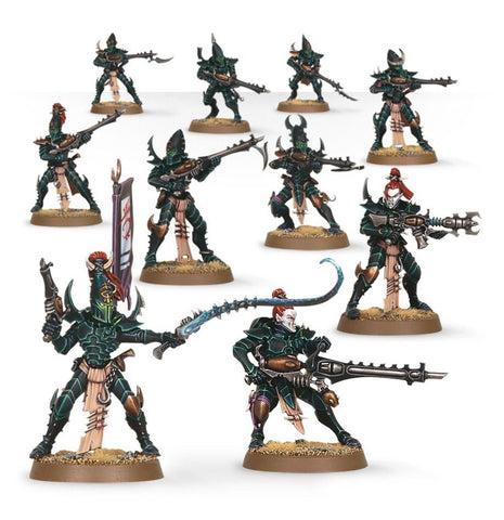 Dit is een afbeelding van het miniatuur Kabalite Warriors - Drukhari voor het spel Warhammer, te koop bij Tabletop Miniature Wargames spellenwinkel Speldorado in delft