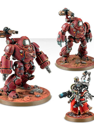 Dit is een afbeelding van het miniatuur Kastelan Robots - Adeptus Mechanicus voor het spel Warhammer, te koop bij Tabletop Miniature Wargames spellenwinkel Speldorado in delft
