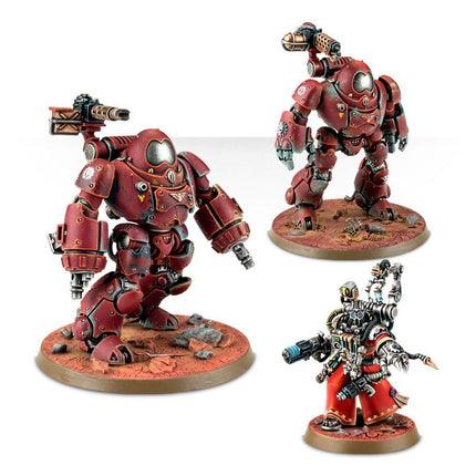 Dit is een afbeelding van het miniatuur Kastelan Robots - Adeptus Mechanicus voor het spel Warhammer, te koop bij Tabletop Miniature Wargames spellenwinkel Speldorado in delft