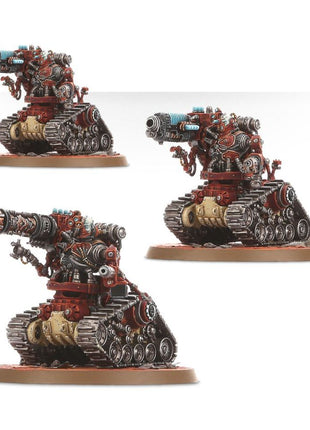 Dit is een afbeelding van het miniatuur Kataphron Battle Servitors - Adeptus Mechanicus voor het spel Warhammer, te koop bij Tabletop Miniature Wargames spellenwinkel Speldorado in delft
