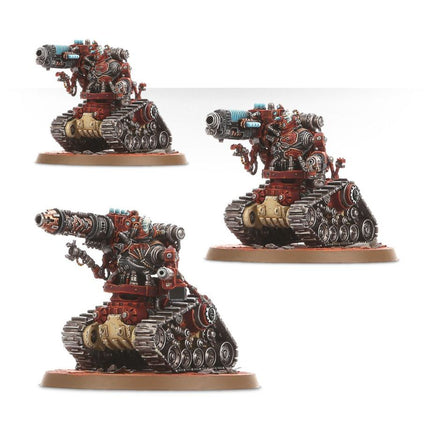 Dit is een afbeelding van het miniatuur Kataphron Battle Servitors - Adeptus Mechanicus voor het spel Warhammer, te koop bij Tabletop Miniature Wargames spellenwinkel Speldorado in delft