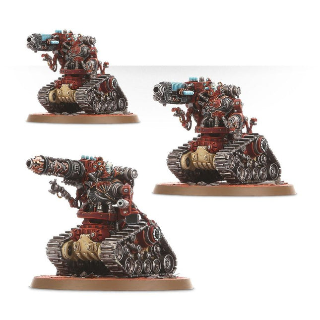 Dit is een afbeelding van het miniatuur Kataphron Battle Servitors - Adeptus Mechanicus voor het spel Warhammer, te koop bij Tabletop Miniature Wargames spellenwinkel Speldorado in delft