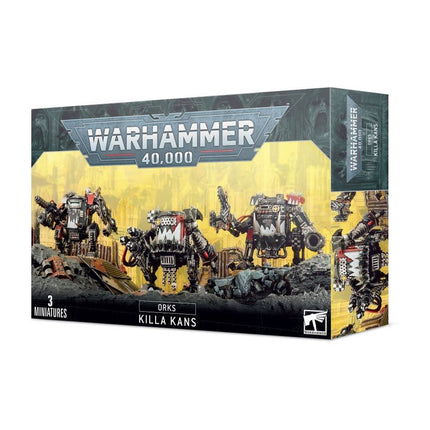 Dit is een afbeelding van het miniatuur Killa Kans - Orks voor het spel Warhammer, te koop bij Tabletop Miniature Wargames spellenwinkel Speldorado in delft