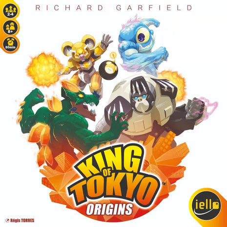 King of Tokyo Origins – gezellig dobbelspel – 2 tot 4 spelers