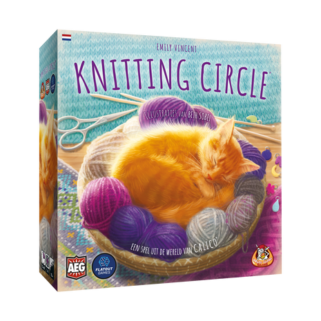 Knitting Circle - NL – strategisch bordspel – 1 tot 4 spelers