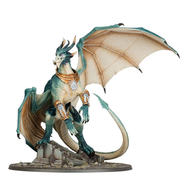 Dit is een afbeelding van het miniatuur Krondys Son Of Dracothian - Stormcast Eternals voor het spel Warhammer, te koop bij Tabletop Miniature Wargames spellenwinkel Speldorado in delft