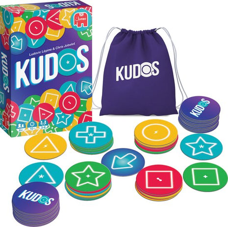 Dit is een foto van het spel Kudos te koop bij Speldorado Spellenwinkel Delft