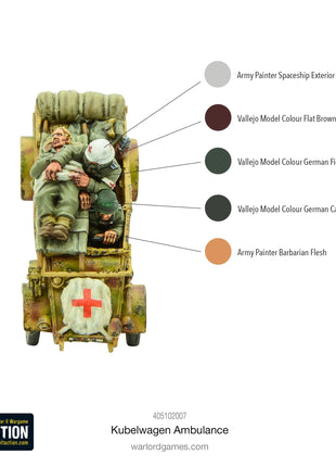 Dit is een foto van het spel Kuebelwagen Ambulance te koop bij Speldorado Spellenwinkel Delft