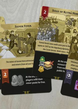 Kutná Hora: The City of Silver – strategisch bordspel – 2 tot 4 spelers