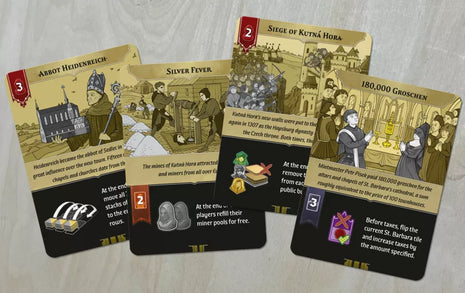 Kutná Hora: The City of Silver – strategisch bordspel – 2 tot 4 spelers