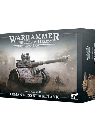 Dit is een afbeelding van het miniatuur Leman Russ Strike Tank - Solar Auxilia voor het spel Warhammer, te koop bij Tabletop Miniature Wargames spellenwinkel Speldorado in delft