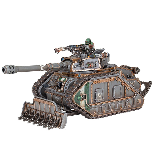 Dit is een foto van het spel Leman Russ Strike Tank - Solar Auxilia te koop bij Speldorado Spellenwinkel Delft