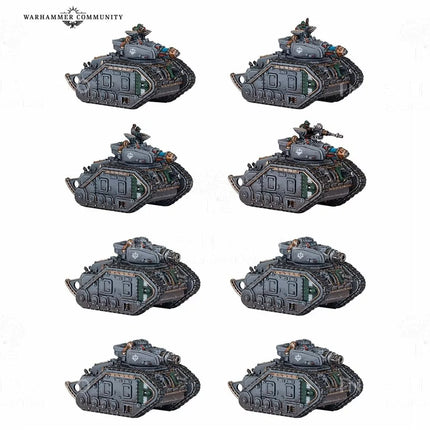 Dit is een foto van het spel Leman Russ Executioner/Demolishr Sqd - Solar Auxilia te koop bij Speldorado Spellenwinkel Delft
