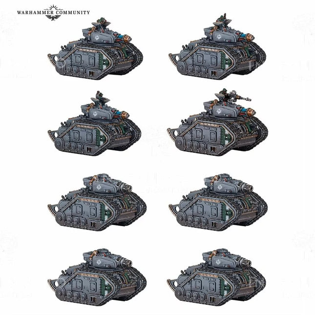 Dit is een foto van het spel Leman Russ Executioner/Demolishr Sqd - Solar Auxilia te koop bij Speldorado Spellenwinkel Delft