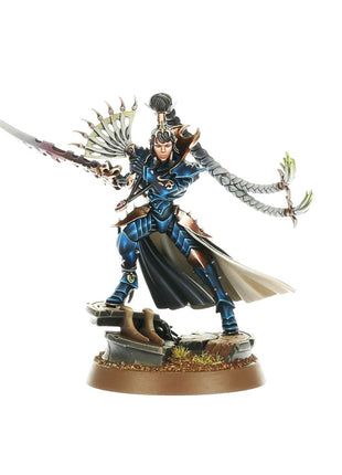 Dit is een afbeelding van het miniatuur Lady Malys - Drukhari voor het spel Warhammer, te koop bij Tabletop Miniature Wargames spellenwinkel Speldorado in delft