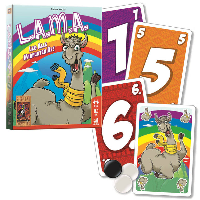 Dit is een foto van het spel Lama te koop bij Speldorado Spellenwinkel Delft