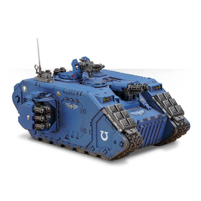 Dit is een afbeelding van het miniatuur Land Raider Crusader/Redeemer - Space Marines voor het spel Warhammer, te koop bij Tabletop Miniature Wargames spellenwinkel Speldorado in delft