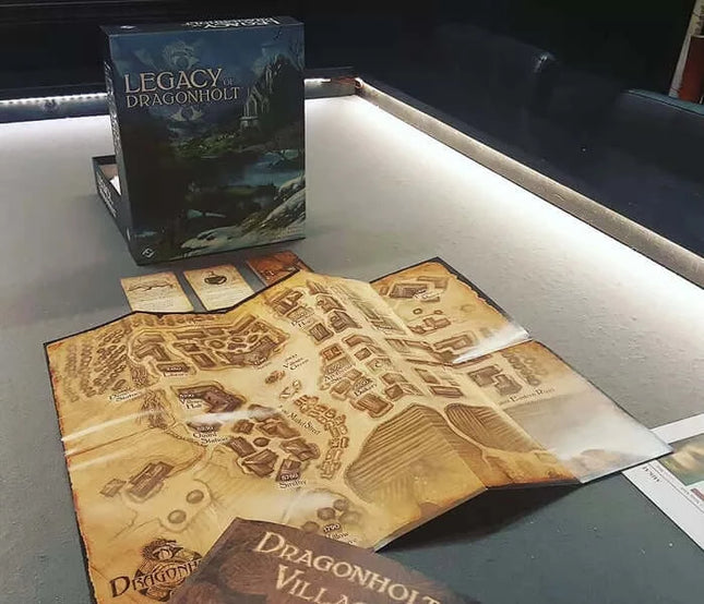 Dit is een foto van het spel Legacy of Dragonholt EN te koop bij Speldorado Spellenwinkel Delft