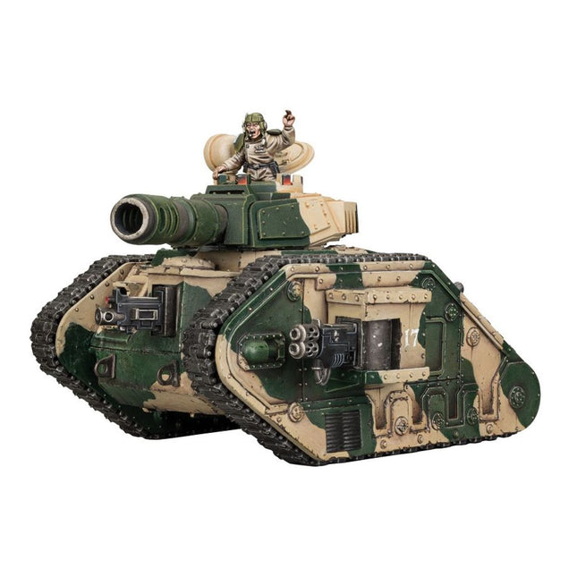 Dit is een foto van het spel Leman Russ Battle Tank - Astra Militarum te koop bij Speldorado Spellenwinkel Delft