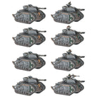 Dit is een foto van het spel Leman Russ Exterminator/Annihilators - Solar Auxilia te koop bij Speldorado Spellenwinkel Delft