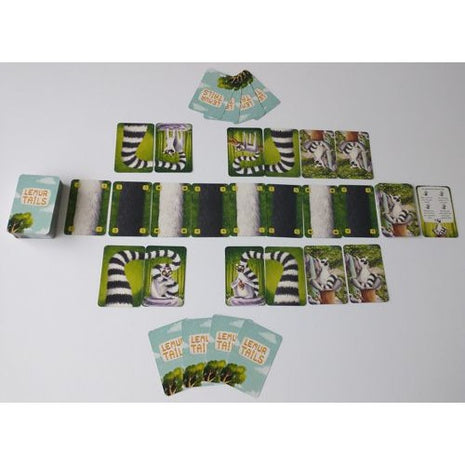 Dit is een foto van het spel Lemur Tails- NL - EN te koop bij Speldorado Spellenwinkel Delft