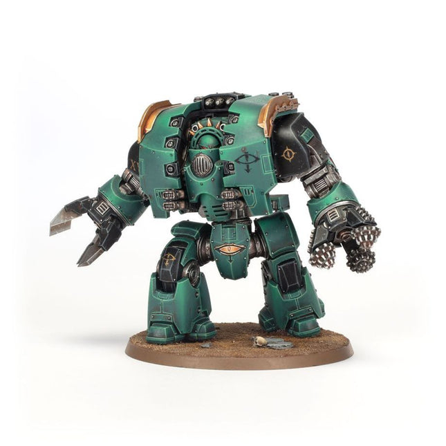 Dit is een foto van het spel Leviathan Dreadnought With Claws/Drills - Adeptus Astartes te koop bij Speldorado Spellenwinkel Delft