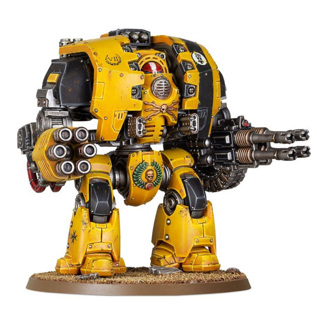 Dit is een foto van het spel Leviathan Siege Dreadnought with Ranged Weapons - Adeptus Astartes te koop bij Speldorado Spellenwinkel Delft
