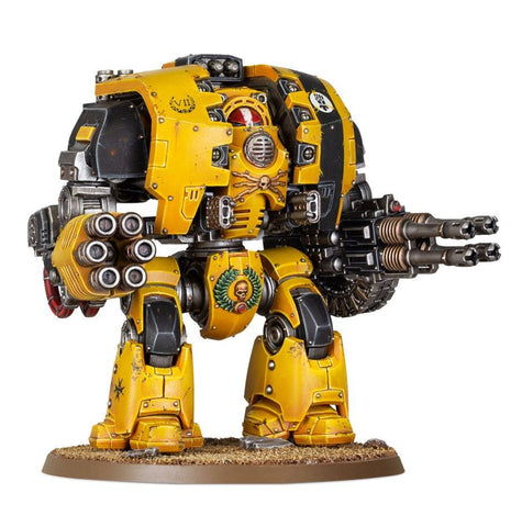 Dit is een afbeelding van het miniatuur Leviathan Siege Dreadnought with Ranged Weapons - Adeptus Astartes voor het spel Warhammer, te koop bij Tabletop Miniature Wargames spellenwinkel Speldorado in delft