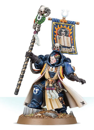Dit is een afbeelding van het miniatuur Chief Librarian Tigurius - Ultramarines voor het spel Warhammer, te koop bij Tabletop Miniature Wargames spellenwinkel Speldorado in delft