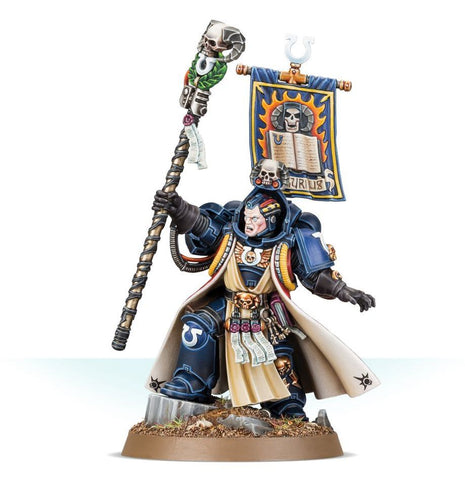 Dit is een afbeelding van het miniatuur Chief Librarian Tigurius - Ultramarines voor het spel Warhammer, te koop bij Tabletop Miniature Wargames spellenwinkel Speldorado in delft