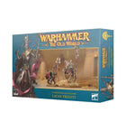 Dit is een afbeelding van het miniatuur Liche Priests - Tomb Kings Of Khemri voor het spel Warhammer, te koop bij Tabletop Miniature Wargames spellenwinkel Speldorado in delft