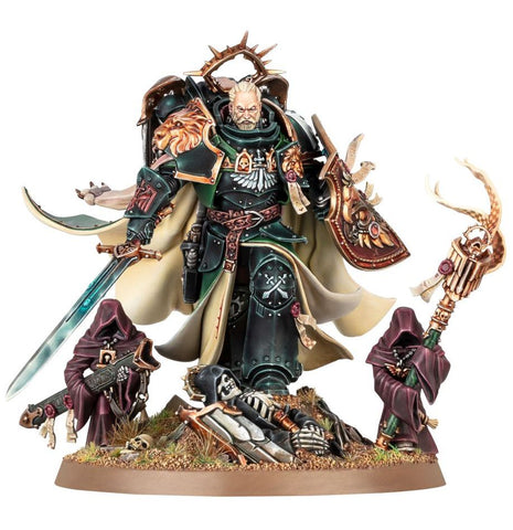 Dit is een afbeelding van het miniatuur Lion El'Johnson - Dark Angels voor het spel Warhammer, te koop bij Tabletop Miniature Wargames spellenwinkel Speldorado in delft