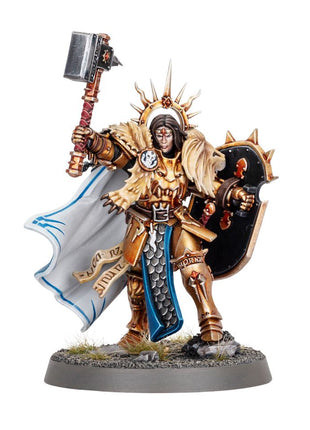 Dit is een afbeelding van het miniatuur Lord-Celestant - Stormcast Eternals voor het spel Warhammer, te koop bij Tabletop Miniature Wargames spellenwinkel Speldorado in delft