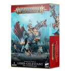 Dit is een afbeelding van het miniatuur Lord Celestant On Stardrake - Stormcast Eternals voor het spel Warhammer, te koop bij Tabletop Miniature Wargames spellenwinkel Speldorado in delft