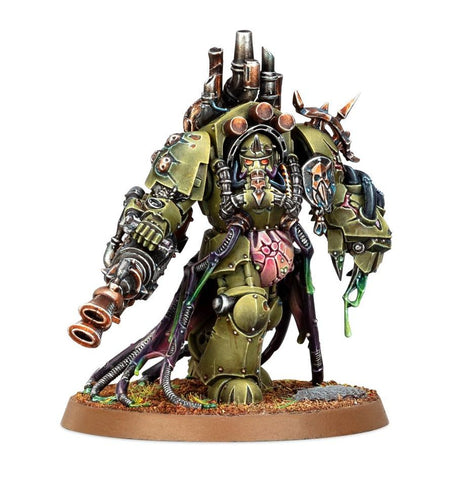Dit is een afbeelding van het miniatuur Lord Of Virulence - Death Guard voor het spel Warhammer, te koop bij Tabletop Miniature Wargames spellenwinkel Speldorado in delft